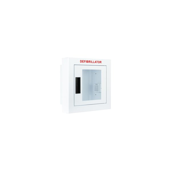 Cubix Safety Semi Recessed, Non-Alarmed, Compact AED Cabinet SR-Sn